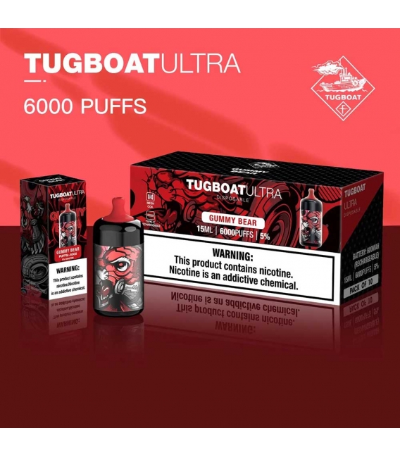 Tugboat Ultra 6000 Disposable Puff Pod